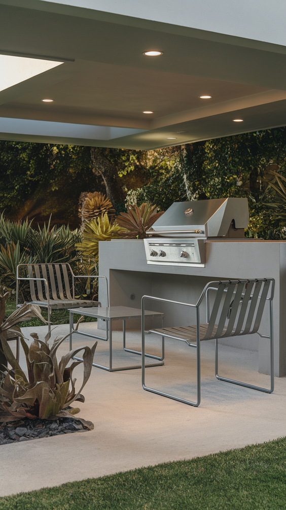 Outdoor BBQ Area in Garden Ideas: Stylish Designs for Comfort, Seating, and Dining