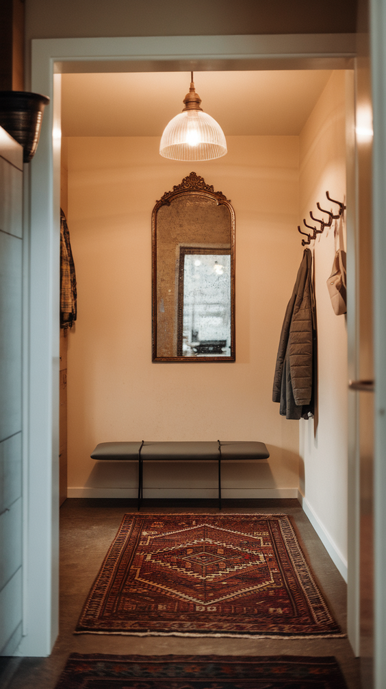 Modern Entryway Design Ideas for Stylish Apartments with Functional Furniture and Decor