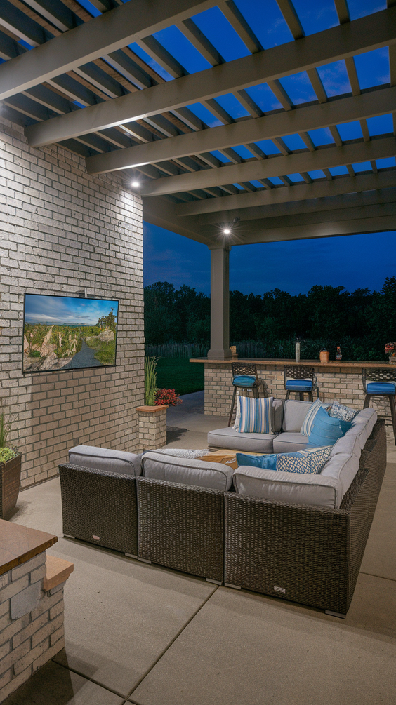 Outdoor Living Rooms Ideas for Every Budget: From Covered Patios to Pools and Rustic Fireplaces