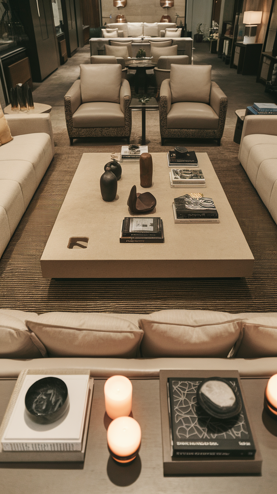 Interior Design Tips for Stylish Rectangle Living Room Layouts with Fireplace and TV