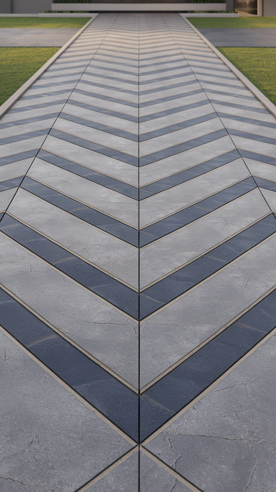 Modern Driveway Ideas That Elevate Curb Appeal with Concrete, Stones, and Smart Lighting