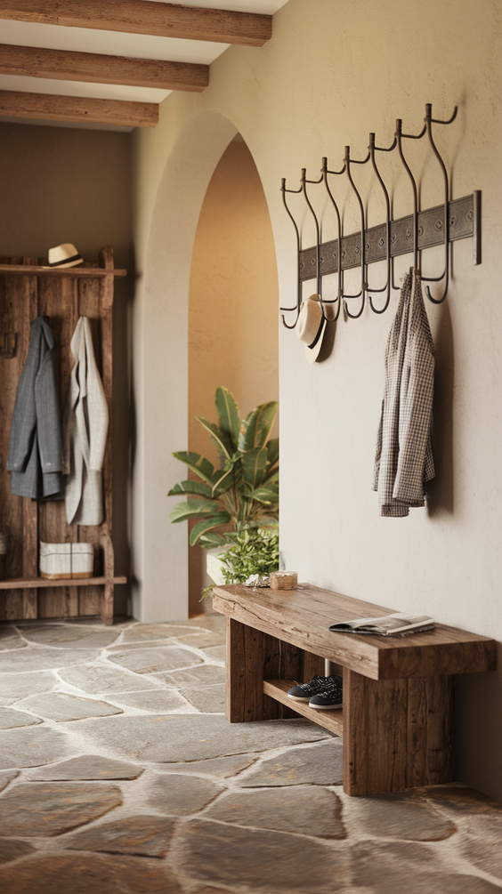 Modern Entryway Design Ideas for Stylish Apartments with Functional Furniture and Decor