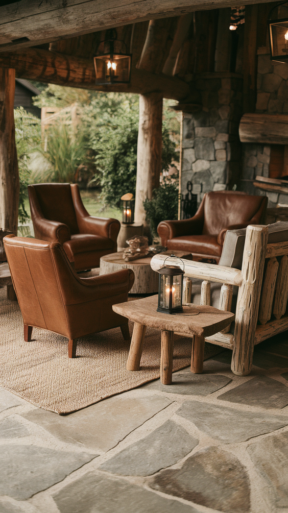 Outdoor Living Rooms Ideas for Every Budget: From Covered Patios to Pools and Rustic Fireplaces