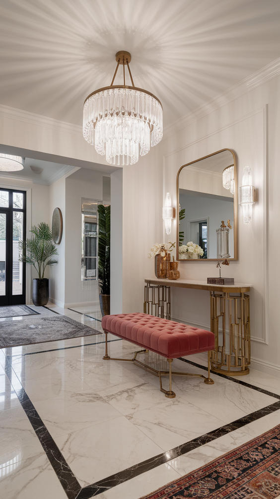 Modern Entryway Design Ideas for Stylish Apartments with Functional Furniture and Decor