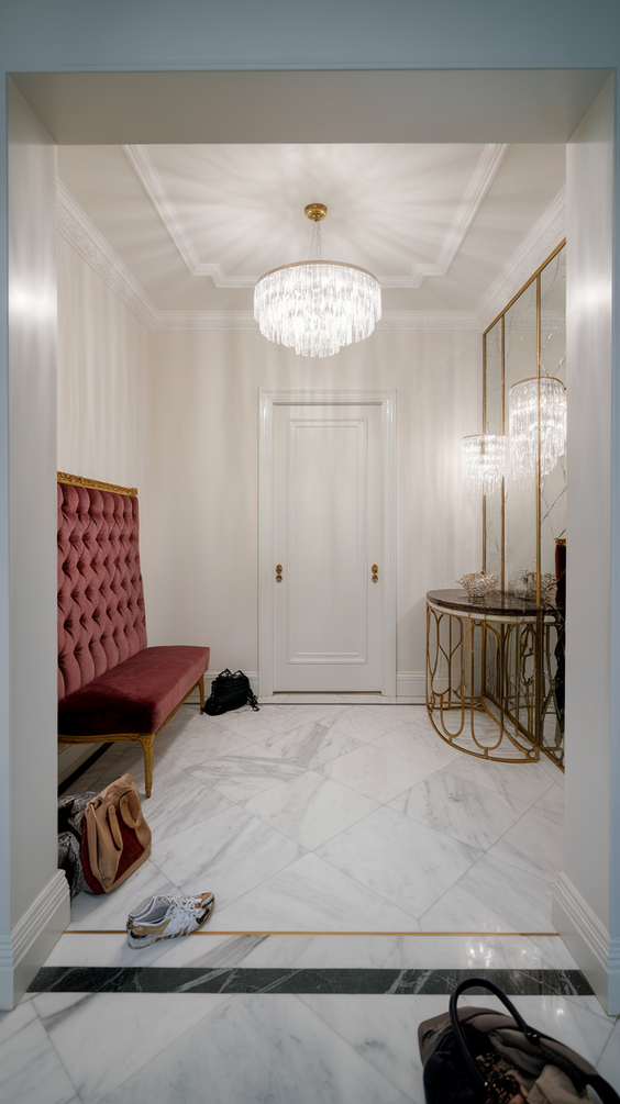 Modern Entryway Design Ideas for Stylish Apartments with Functional Furniture and Decor