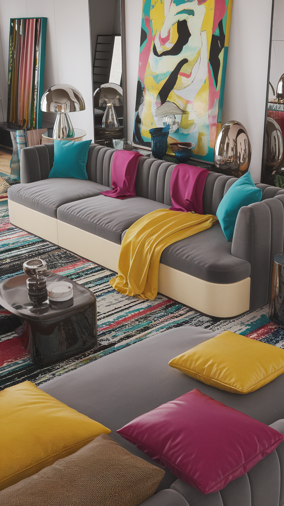 Living Room Color Schemes for Modern Homes: Grey, Blue, Sage Green, Beige, and Olive Green