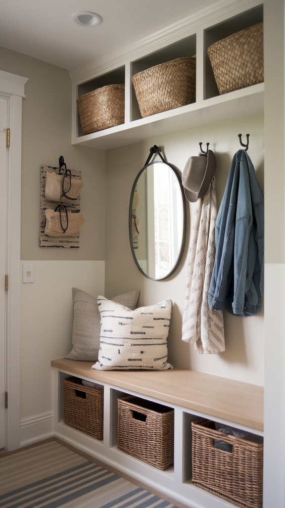 Stylish Mudroom Entryway Ideas: Benches, Storage, Decor & Flooring That Impress