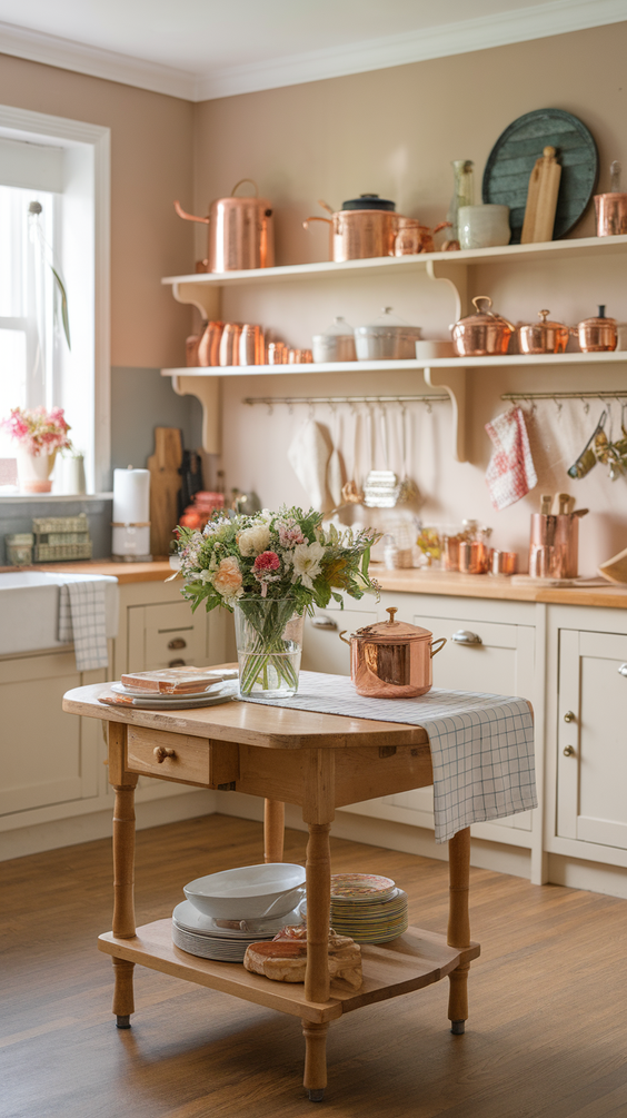Cottage Core Kitchen Ideas for a Whimsical, Cozy, and Vintage-Inspired Cooking and Dining Space