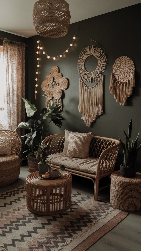 Moody Living Room Ideas: Modern, Rustic, and Boho Designs for a Dramatic Look