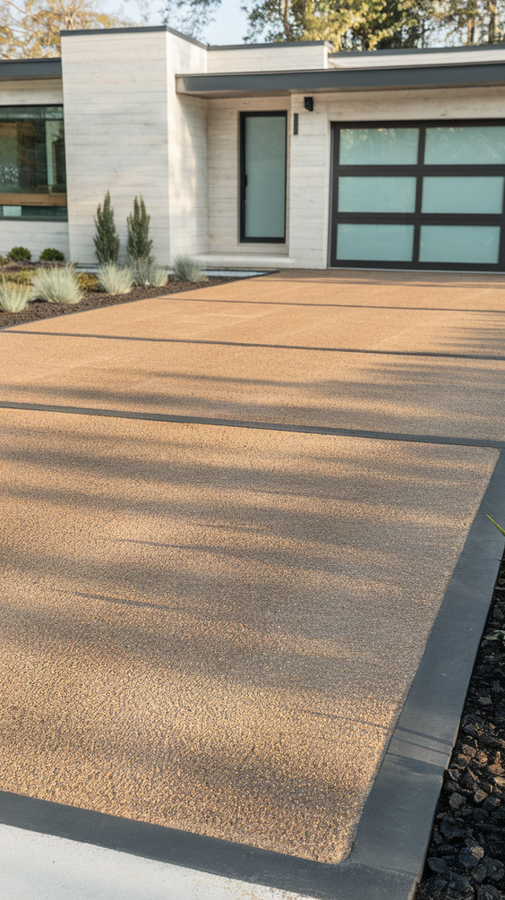 Modern Driveway Ideas That Elevate Curb Appeal with Concrete, Stones, and Smart Lighting