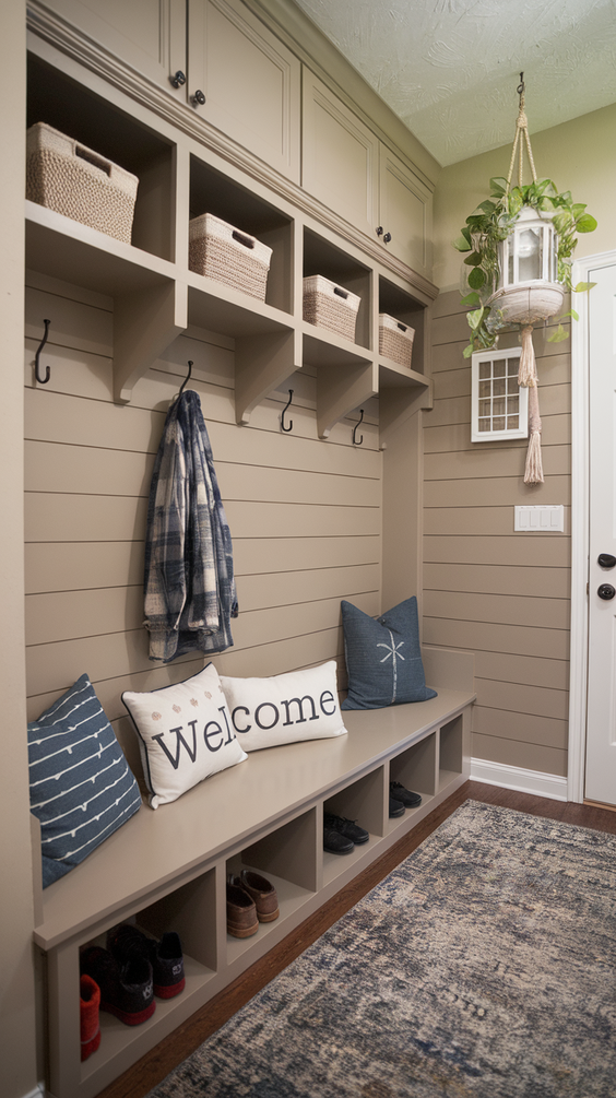 Stylish Mudroom Entryway Ideas: Benches, Storage, Decor & Flooring That Impress