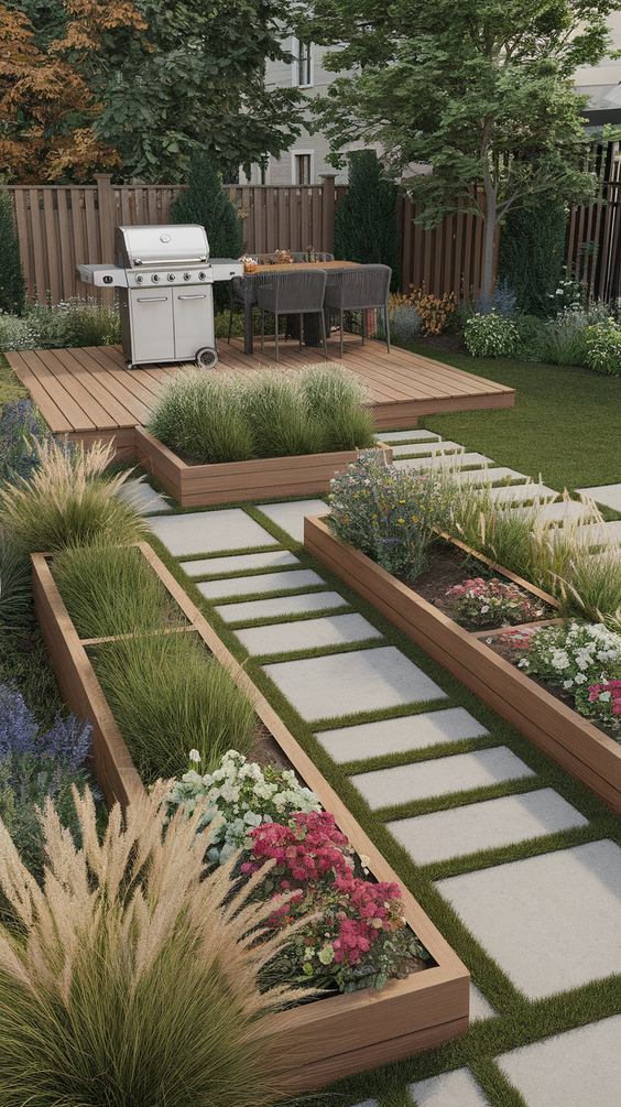 Outdoor BBQ Area in Garden Ideas: Stylish Designs for Comfort, Seating, and Dining