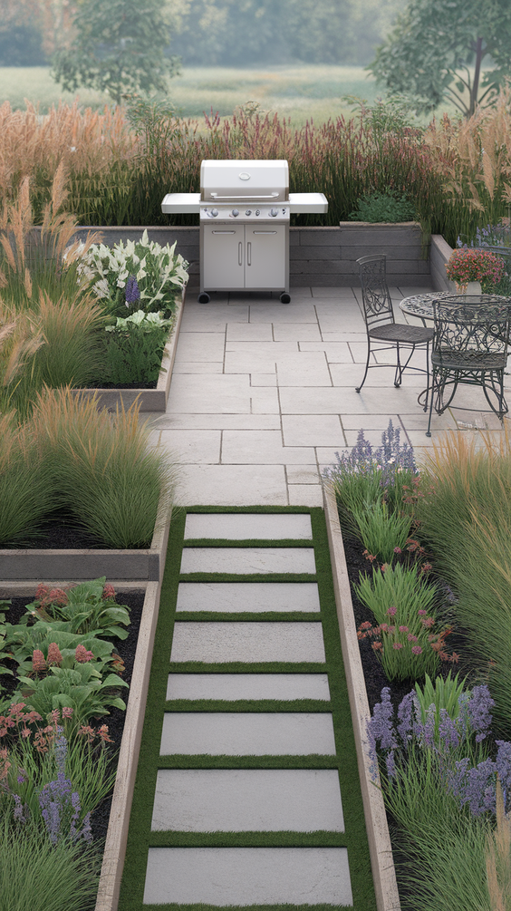 Outdoor BBQ Area in Garden Ideas: Stylish Designs for Comfort, Seating, and Dining