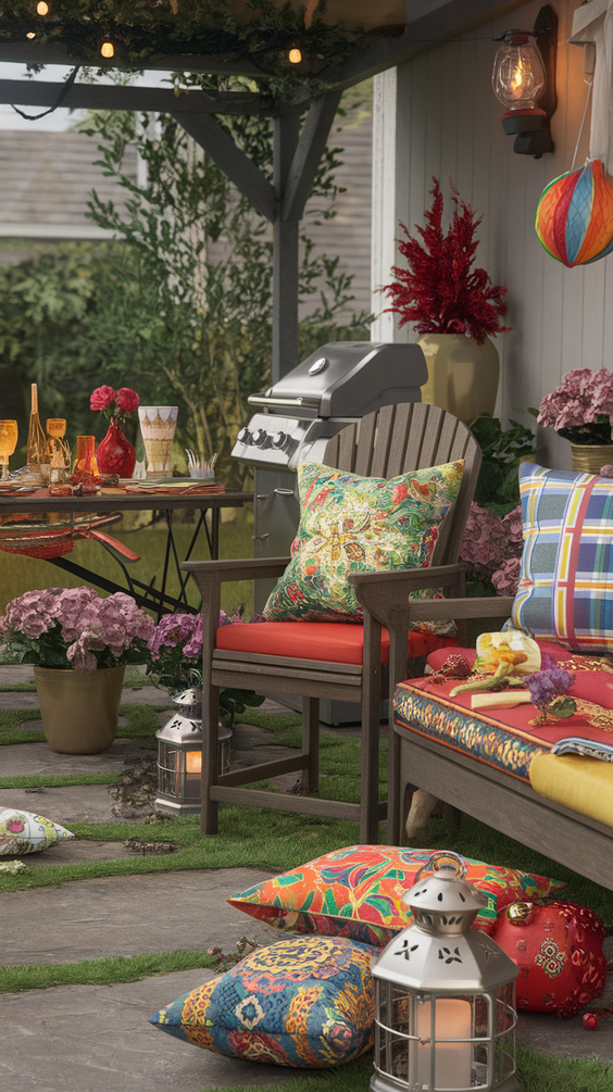 Outdoor BBQ Area in Garden Ideas: Stylish Designs for Comfort, Seating, and Dining