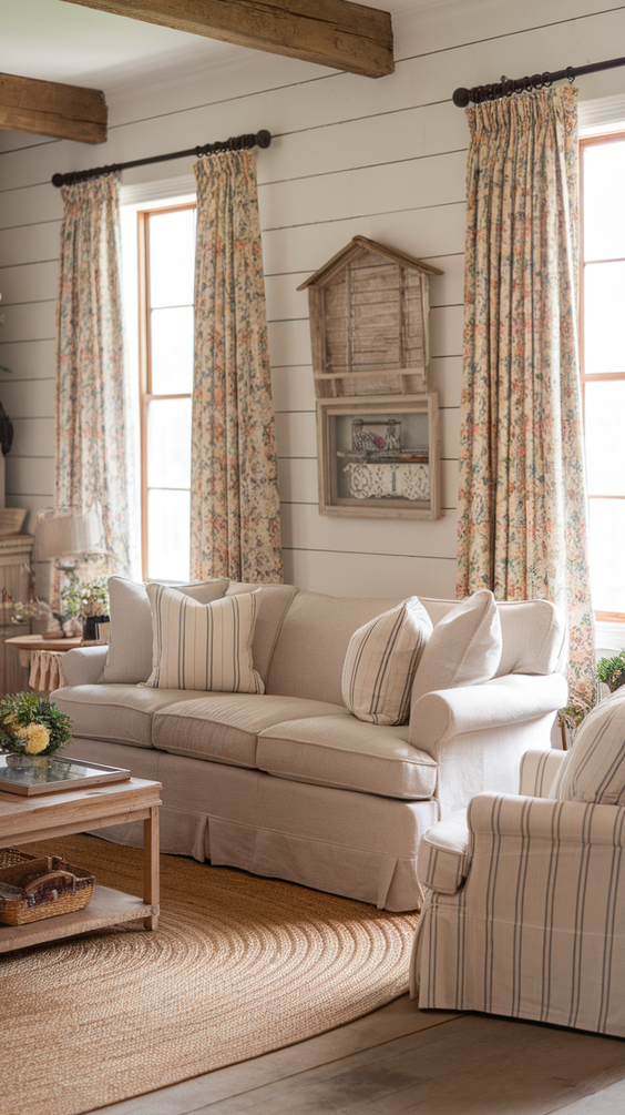 Farmhouses Living Room Ideas with Rustic and Modern Charm for Every Style and Space