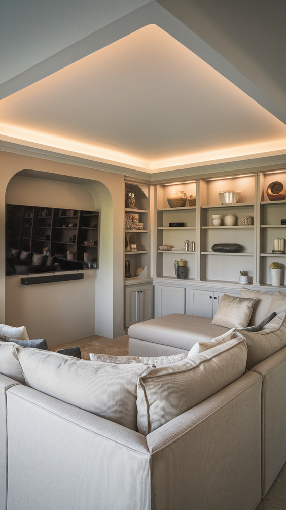 Interior Design Tips for Stylish Rectangle Living Room Layouts with Fireplace and TV