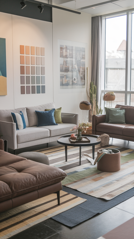 Living Room Color Schemes for Modern Homes: Grey, Blue, Sage Green, Beige, and Olive Green