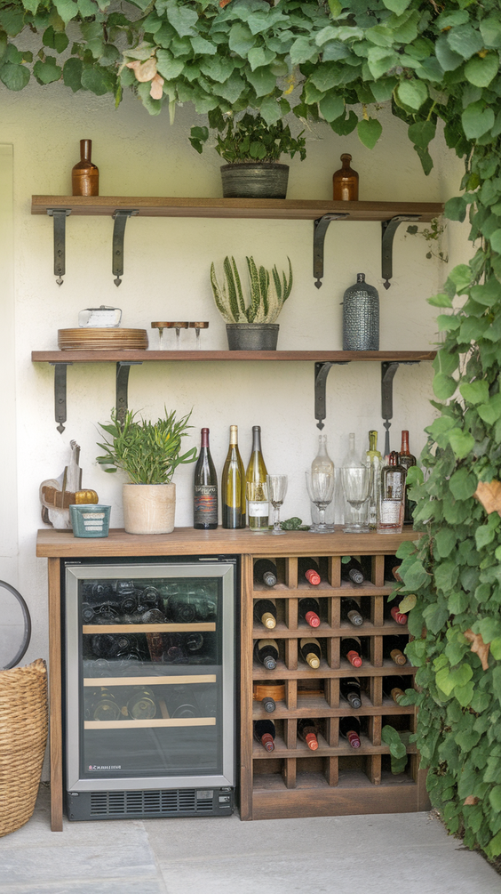 DIY Outdoor Bar Ideas for Backyards on a Budget Using Pallet, Wood, and Built-In BBQ Features