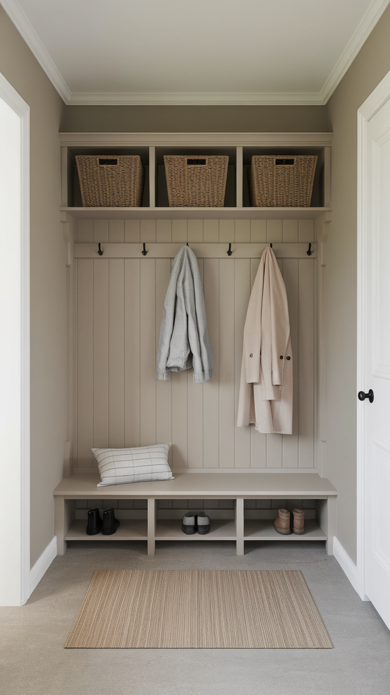 Modern Mudroom Ideas for Entryway Organization with Stylish, Functional and Budget-Friendly Designs