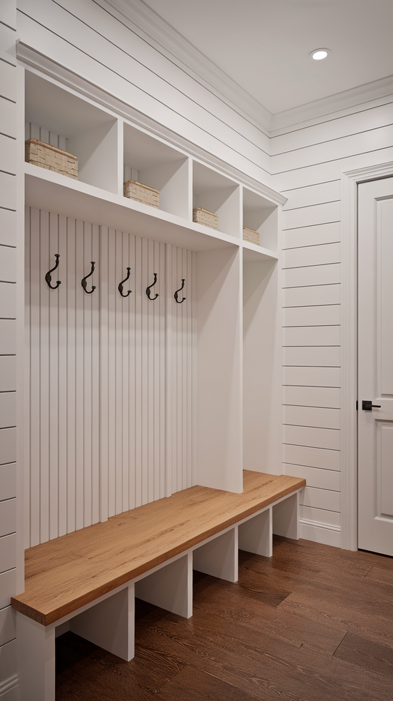 Stylish Mudroom Entryway Ideas: Benches, Storage, Decor & Flooring That Impress