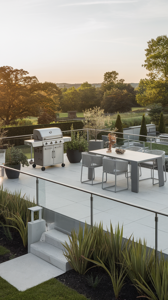 Outdoor BBQ Area in Garden Ideas: Stylish Designs for Comfort, Seating, and Dining