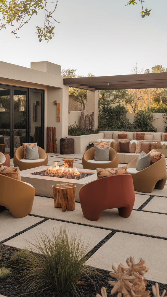 Outdoor Living Rooms Ideas for Every Budget: From Covered Patios to Pools and Rustic Fireplaces