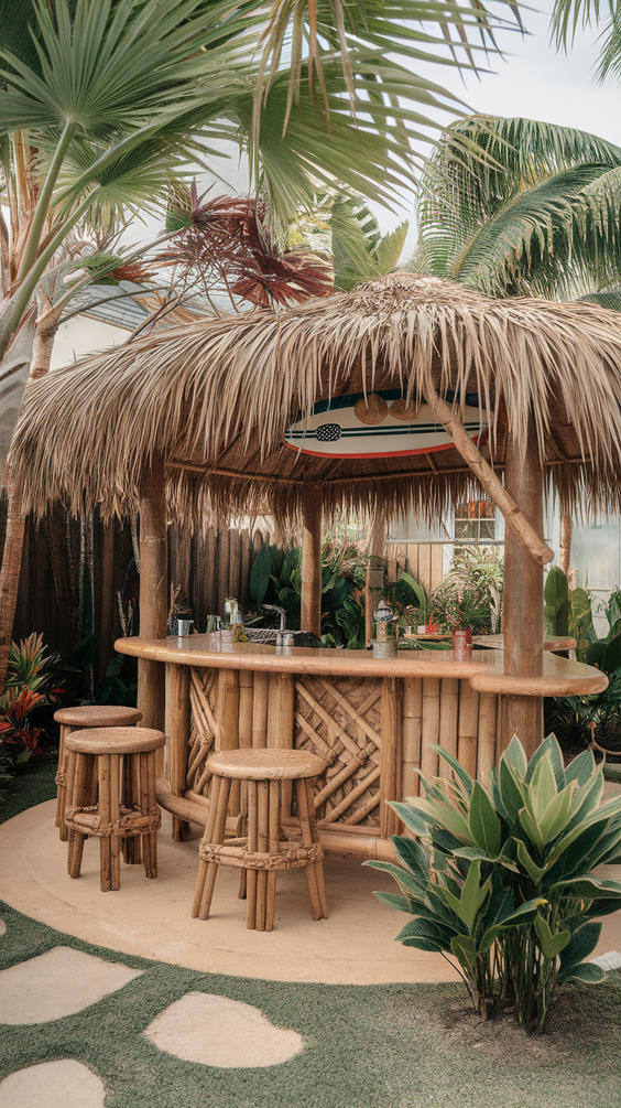 DIY Outdoor Bar Ideas for Backyards on a Budget Using Pallet, Wood, and Built-In BBQ Features