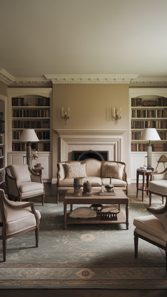 Cozy and Modern Family Room Designs Ideas for Small Spaces with Fireplace and Sectional Sofa