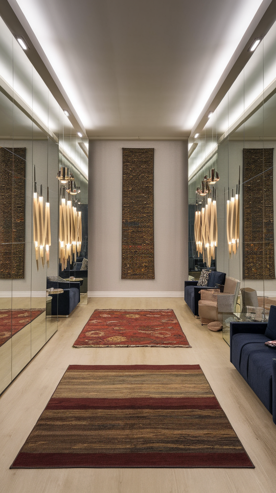 Interior Design Tips for Stylish Rectangle Living Room Layouts with Fireplace and TV