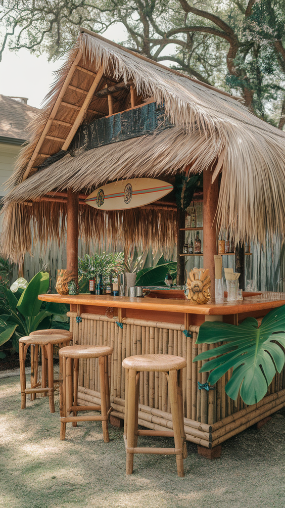 DIY Outdoor Bar Ideas for Backyards on a Budget Using Pallet, Wood, and Built-In BBQ Features