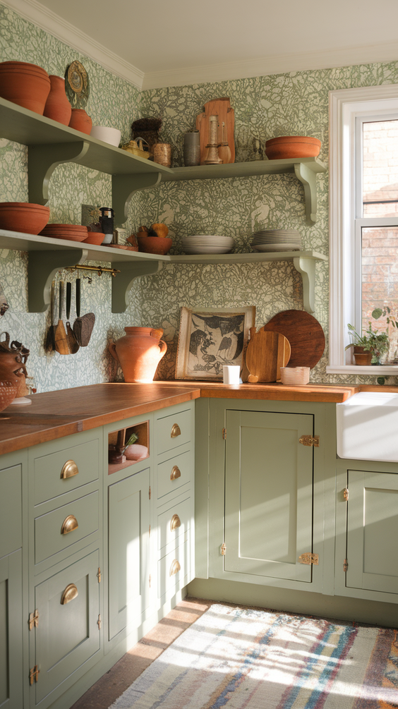 Cottage Core Kitchen Ideas for a Whimsical, Cozy, and Vintage-Inspired Cooking and Dining Space