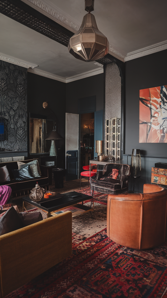 Moody Living Room Ideas: Modern, Rustic, and Boho Designs for a Dramatic Look