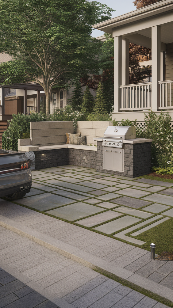 Outdoor BBQ Area in Garden Ideas: Stylish Designs for Comfort, Seating, and Dining