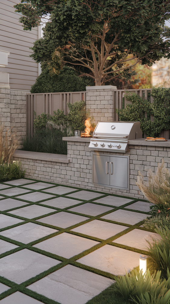 Outdoor BBQ Area in Garden Ideas: Stylish Designs for Comfort, Seating, and Dining