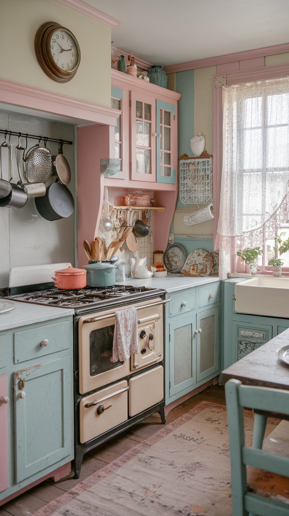 Cottage Core Kitchen Ideas for a Whimsical, Cozy, and Vintage-Inspired Cooking and Dining Space