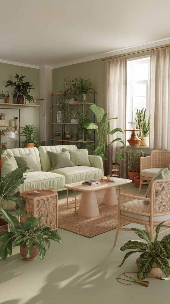 Living Room Color Schemes for Modern Homes: Grey, Blue, Sage Green, Beige, and Olive Green