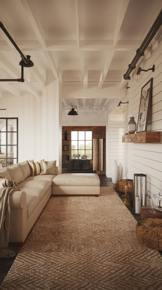 Farmhouses Living Room Ideas with Rustic and Modern Charm for Every Style and Space