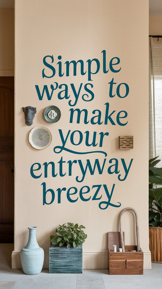 Simple Ways to Make Your Entryway Feel Breezy: Design Tips for a Fresh, Open Look