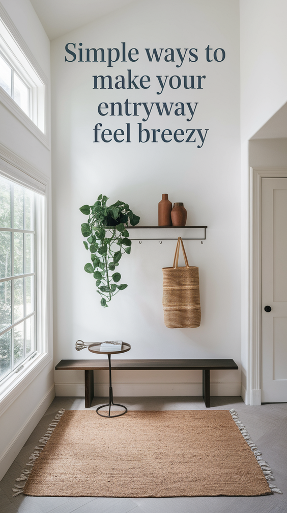 Simple Ways to Make Your Entryway Feel Breezy: Design Tips for a Fresh, Open Look