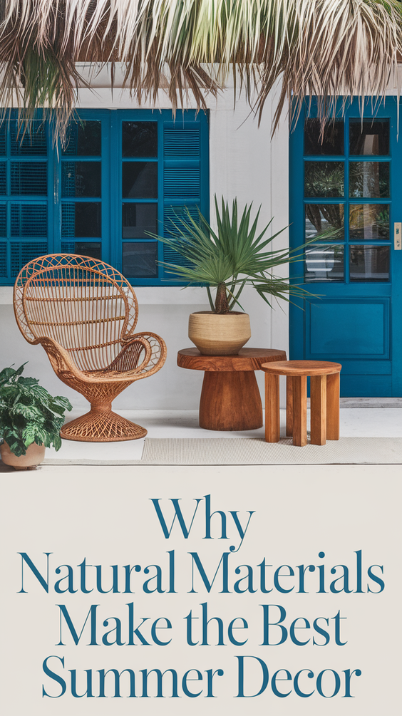 Why Natural Materials Make the Best Summer Decor: Trends and Expert Tips