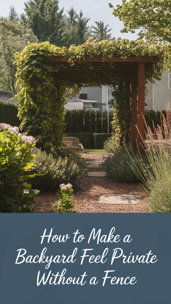How to Make a Backyard Feel Private Without a Fence: Creative Solutions