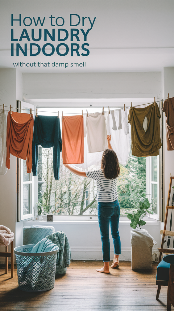 How to Dry Laundry Indoors Without Damp Smell: Fresh Solutions for Apartment Living