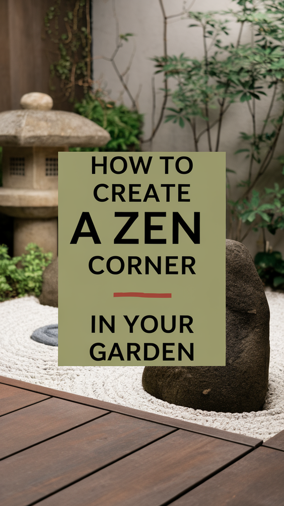 How to Create a Zen Corner in Your Garden: Peaceful Outdoor Retreat Ideas