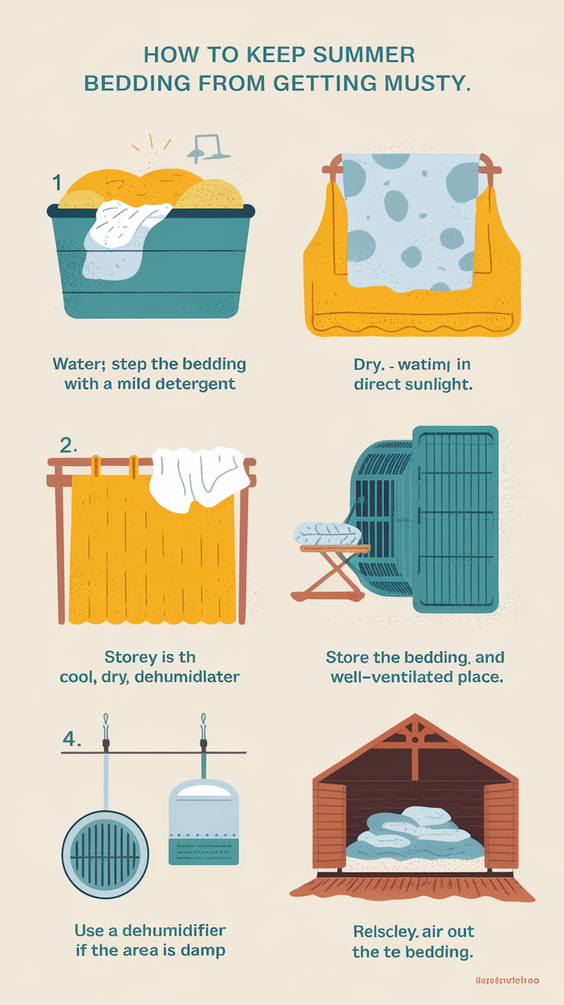 How to Keep Summer Bedding from Getting Musty: Simple Storage and Washing Tips