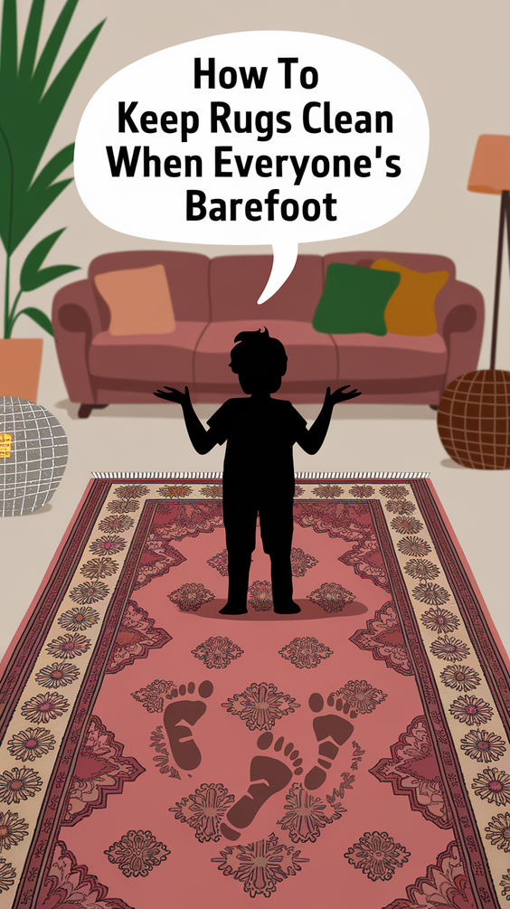 How to Keep Rugs Clean When Everyone’s Barefoot: Best Habits for a Spotless Home