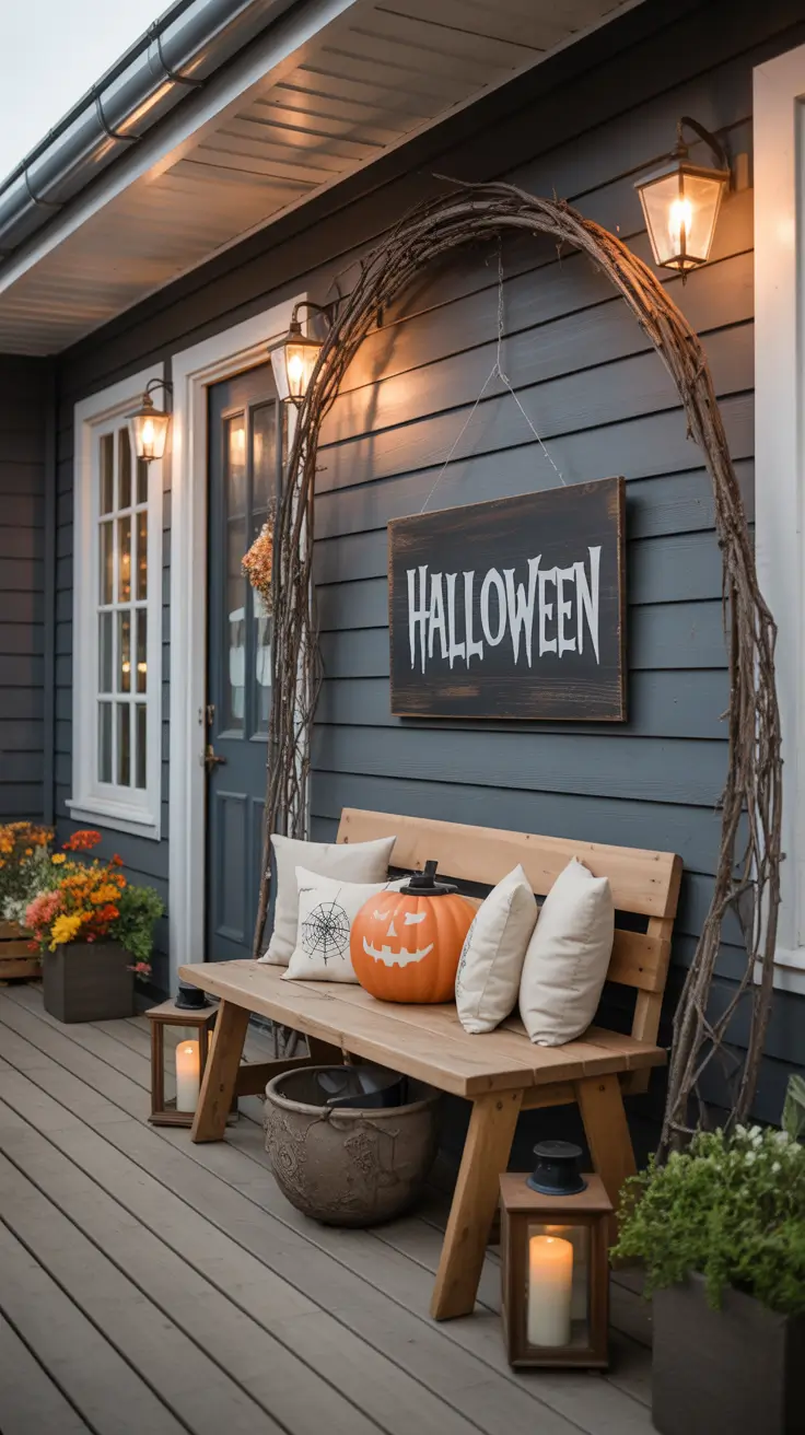 Halloween Home Entry Ideas 2025: Stylish & Spooky Front Porch Inspiration