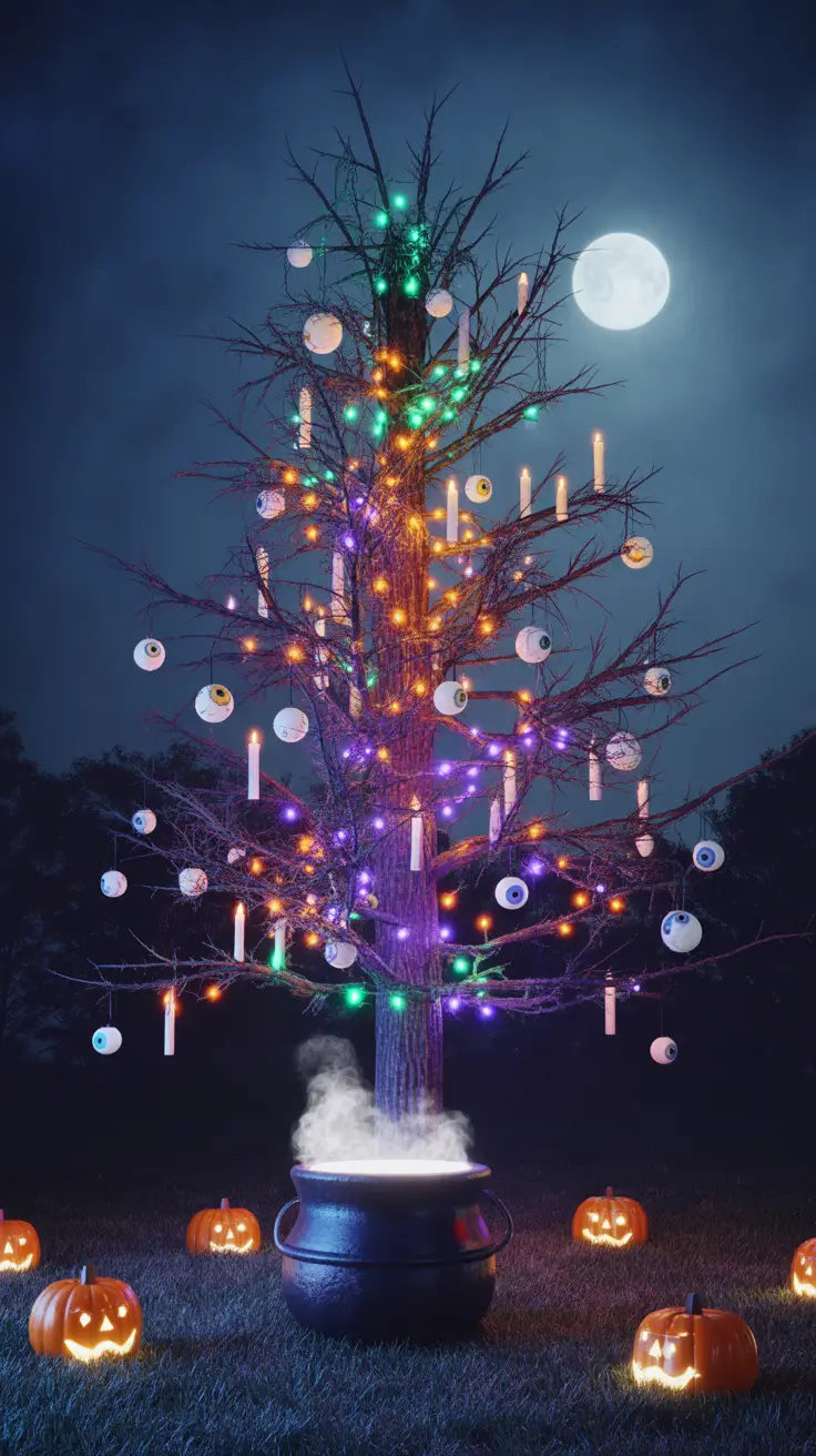 51+ Halloween Tree Ideas 2025: Unique Indoor and Outdoor Decorations