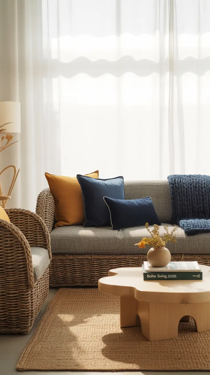 Boho Living Room Ideas 2026: Stylish & Modern Bohemian Interiors for Every Home