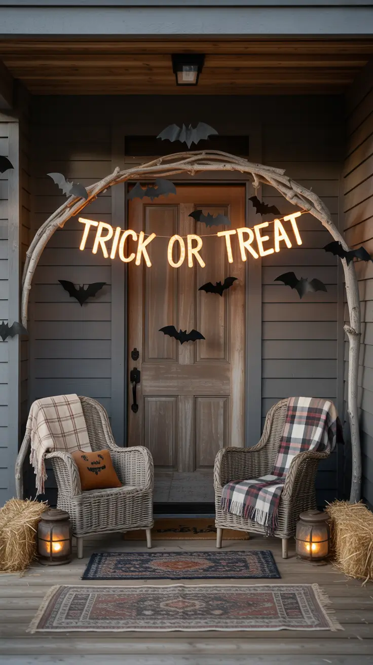 Halloween Home Entry Ideas 2025: Stylish & Spooky Front Porch Inspiration