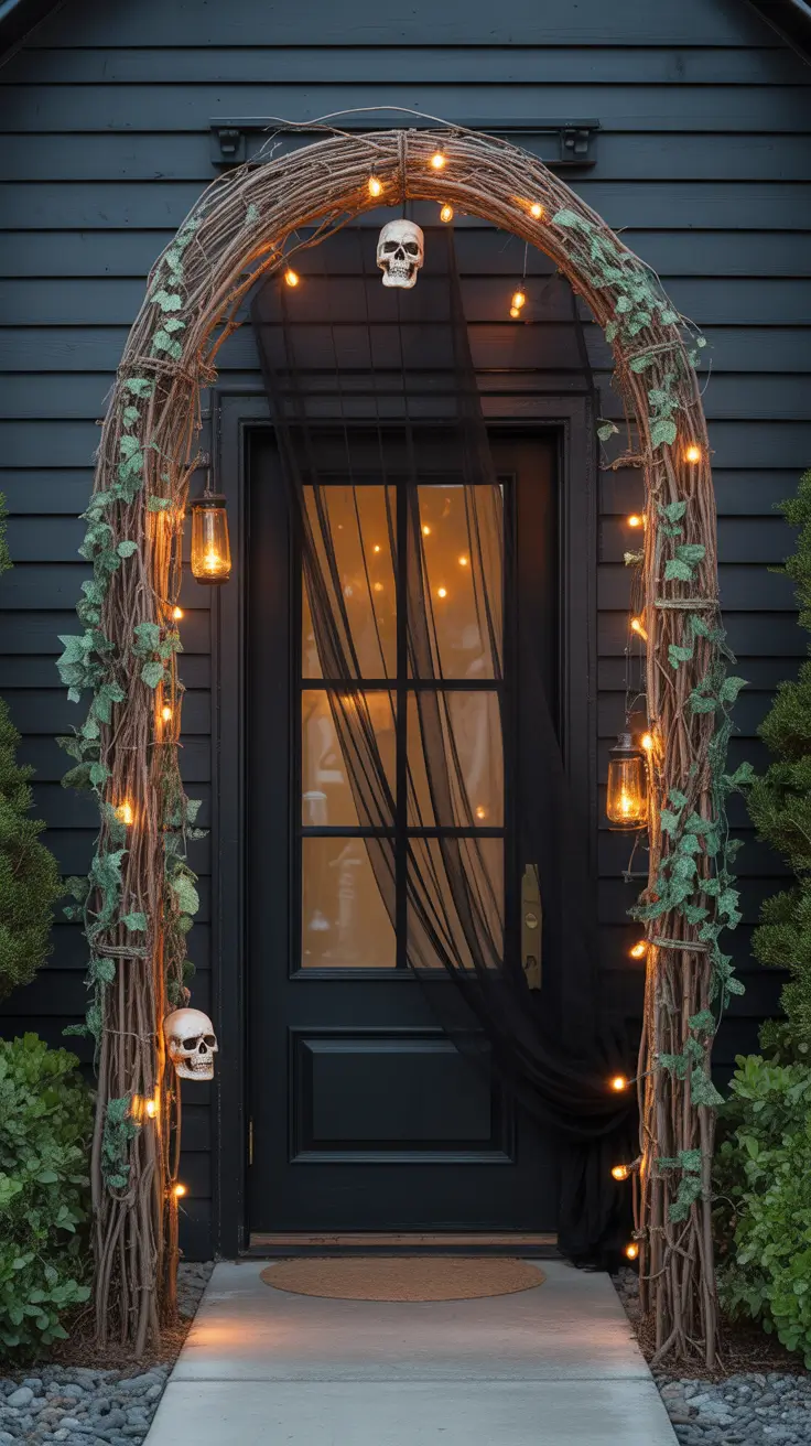 Halloween Home Entry Ideas 2025: Stylish & Spooky Front Porch Inspiration